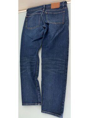 Madewell Jeans Women's 28W 30L Relaxed Tapered Stretch Dark Wash